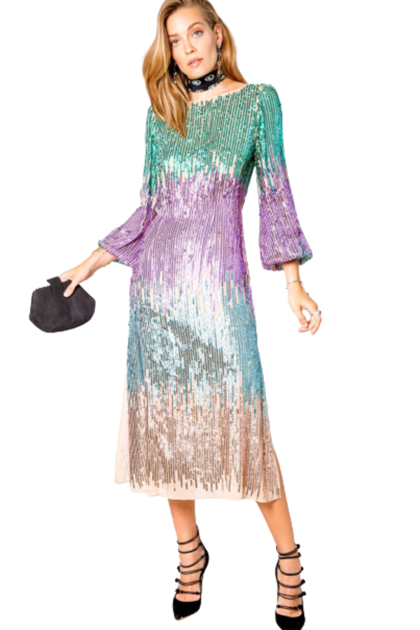 Rent Coco Sequin Dress - RIXO | HURR