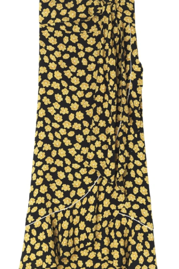 Rent Emory Crepe Wrap Skirt Ganni HURR