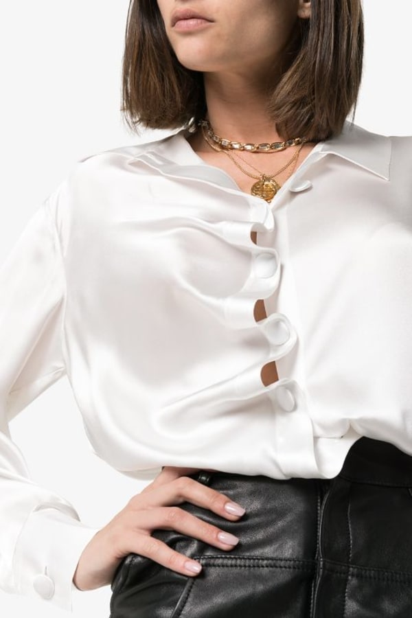 Rent Cream silk shirt Matériel HURR