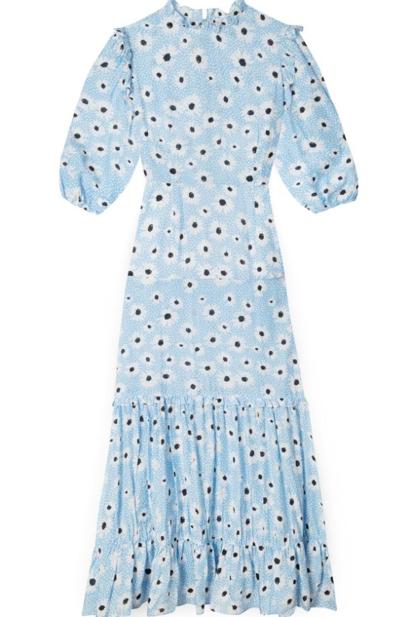 RIXO MONET - BLUE LEOPARD DAISY