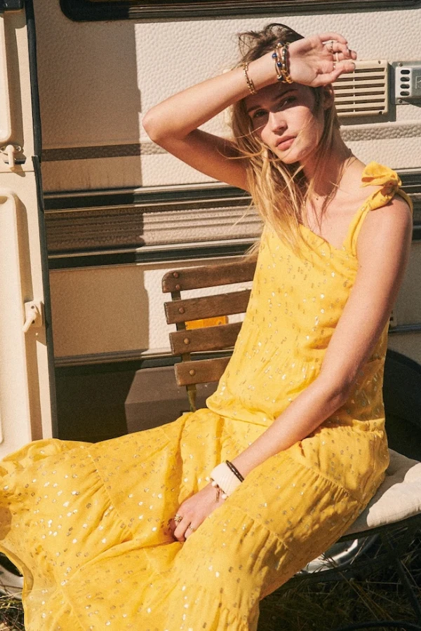 Sezane annie dress top