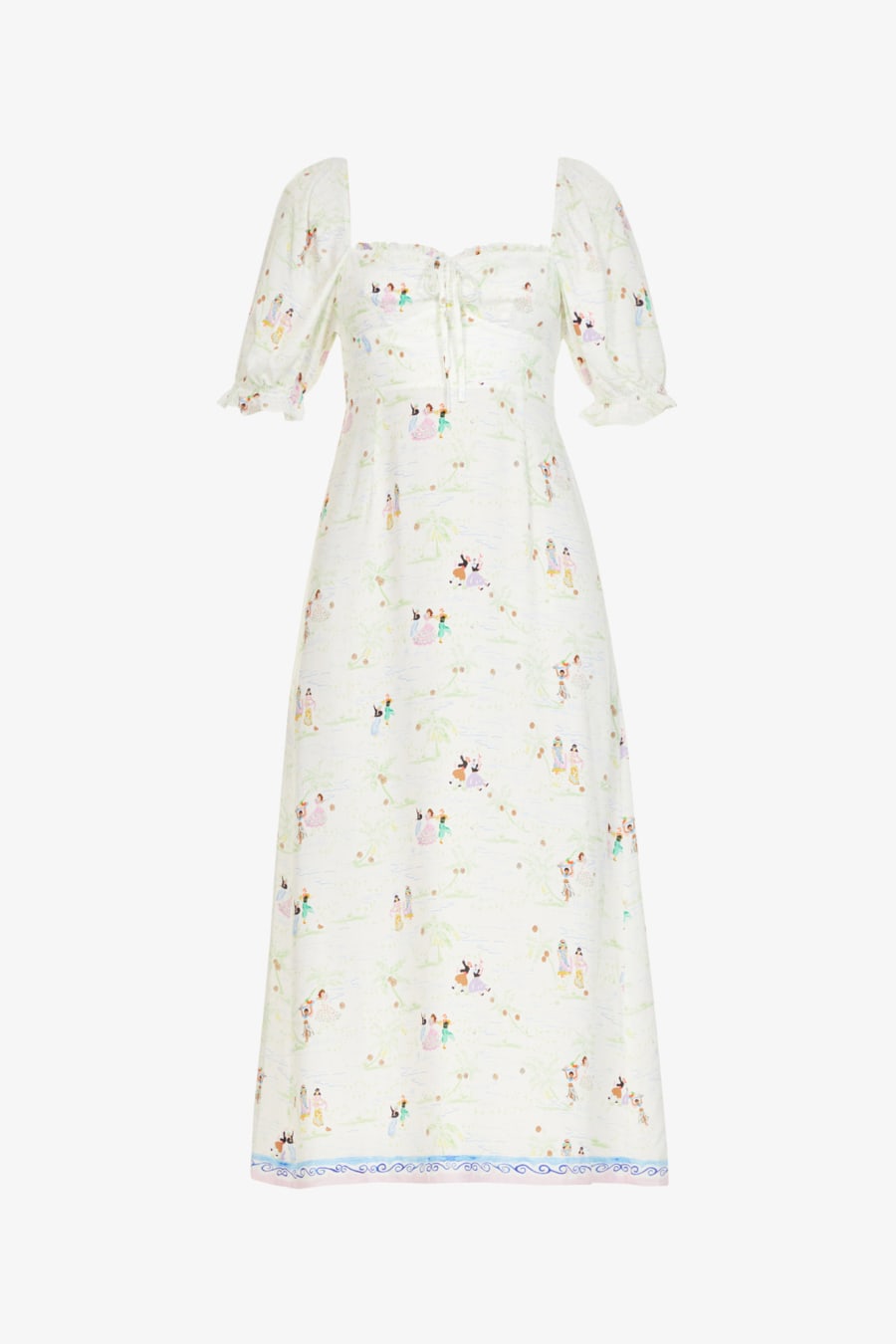 Rent Montenegro graphicprint crepe midi dress RIXO Selfridges