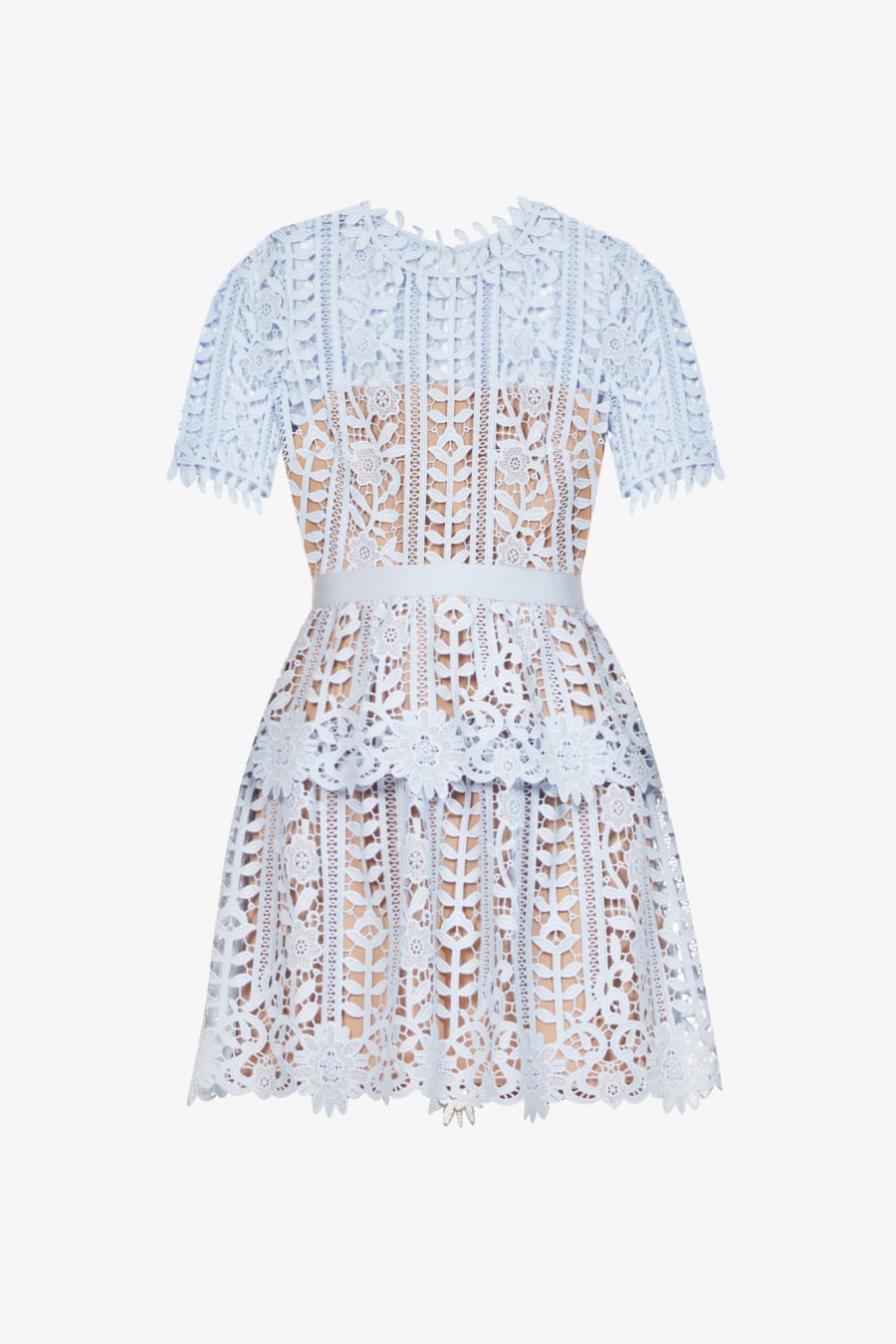 Rent Blue lace mini dress - SELF-PORTRAIT | Selfridges