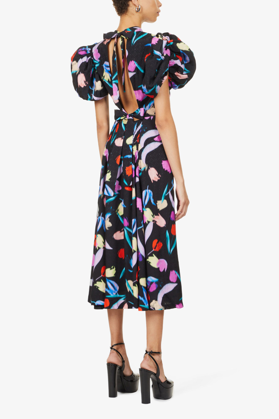 Rent Noon Abstract Pattern Dress - ROTATE BIRGER CHRISTENSEN | Selfridges