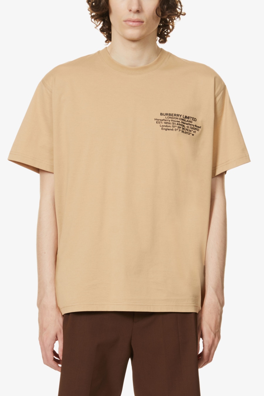 Rent Abel logo-print cotton-jersey T-shirt - BURBERRY | Selfridges