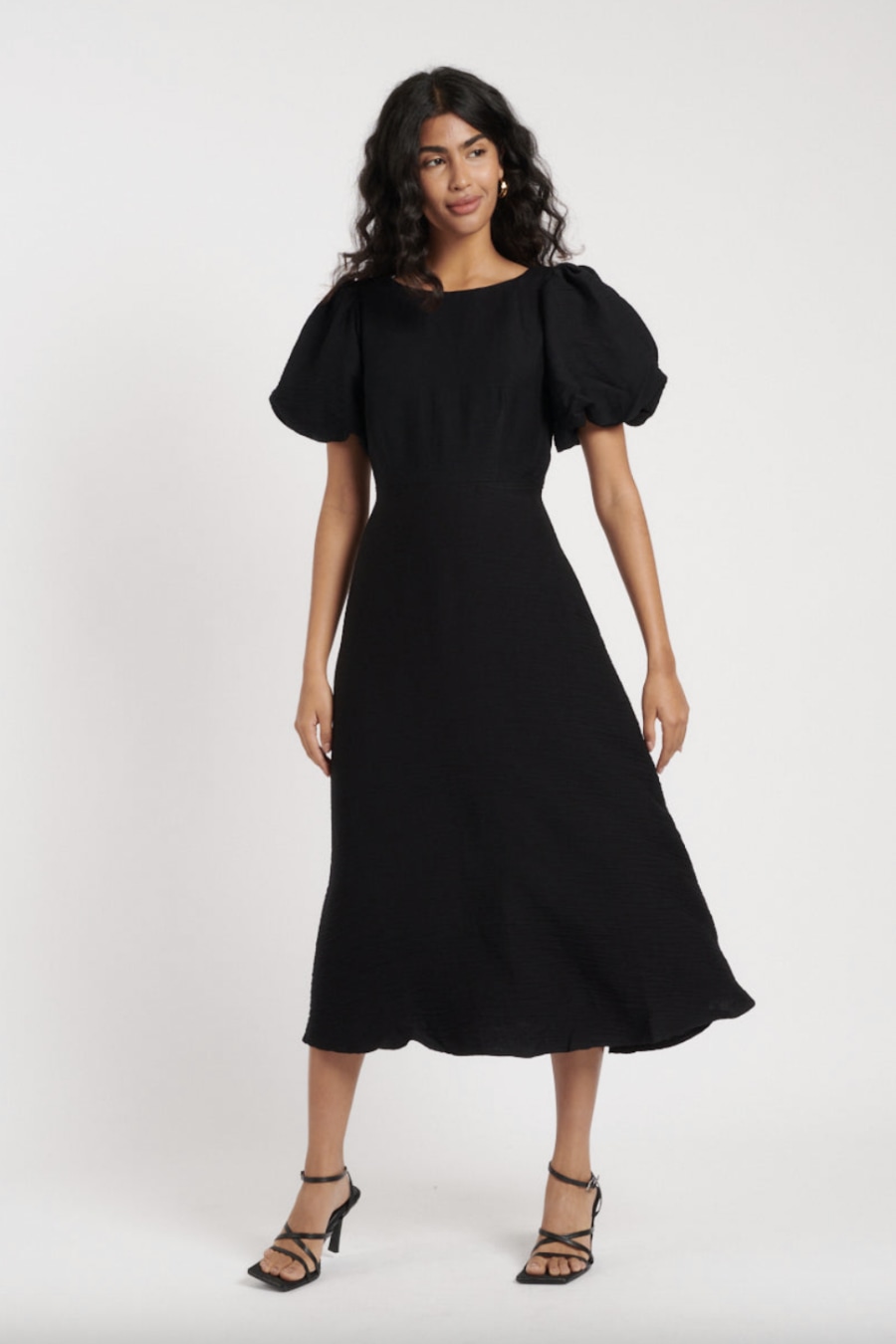 Rent Puff Sleeve Zora Midi Dress - Nobody's Child | John Lewis
