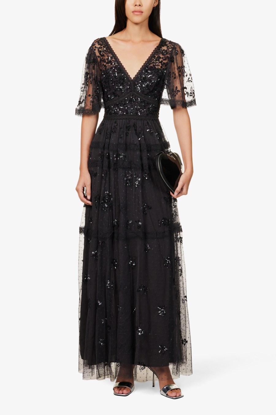 Rent Shimmer Primrose sequin-embellished woven maxi dress - NEEDLE ...