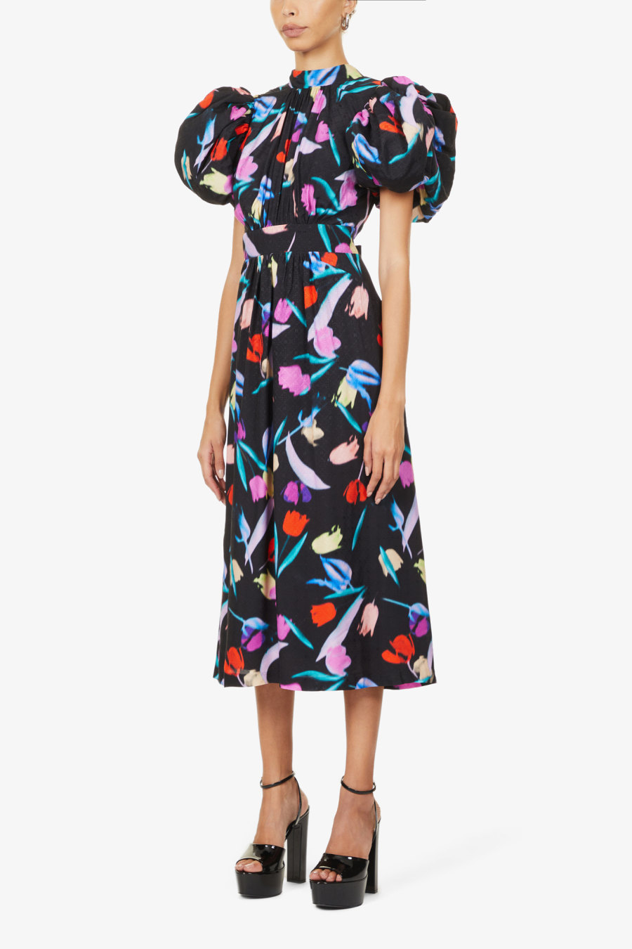 Rent Noon Abstract Pattern Dress - ROTATE BIRGER CHRISTENSEN | Selfridges