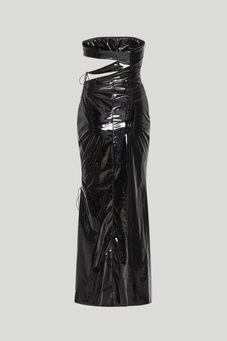 Rent Malena cut-out vinyl maxi dress - ROTATE BIRGER CHRISTENSEN |  Selfridges