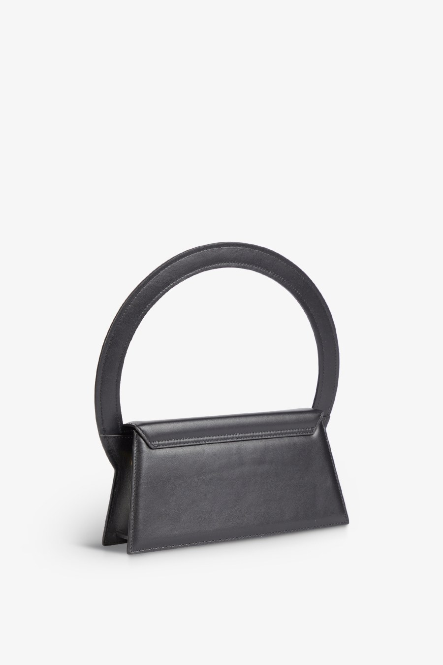 Le Sac Round Leather Top Handle Bag