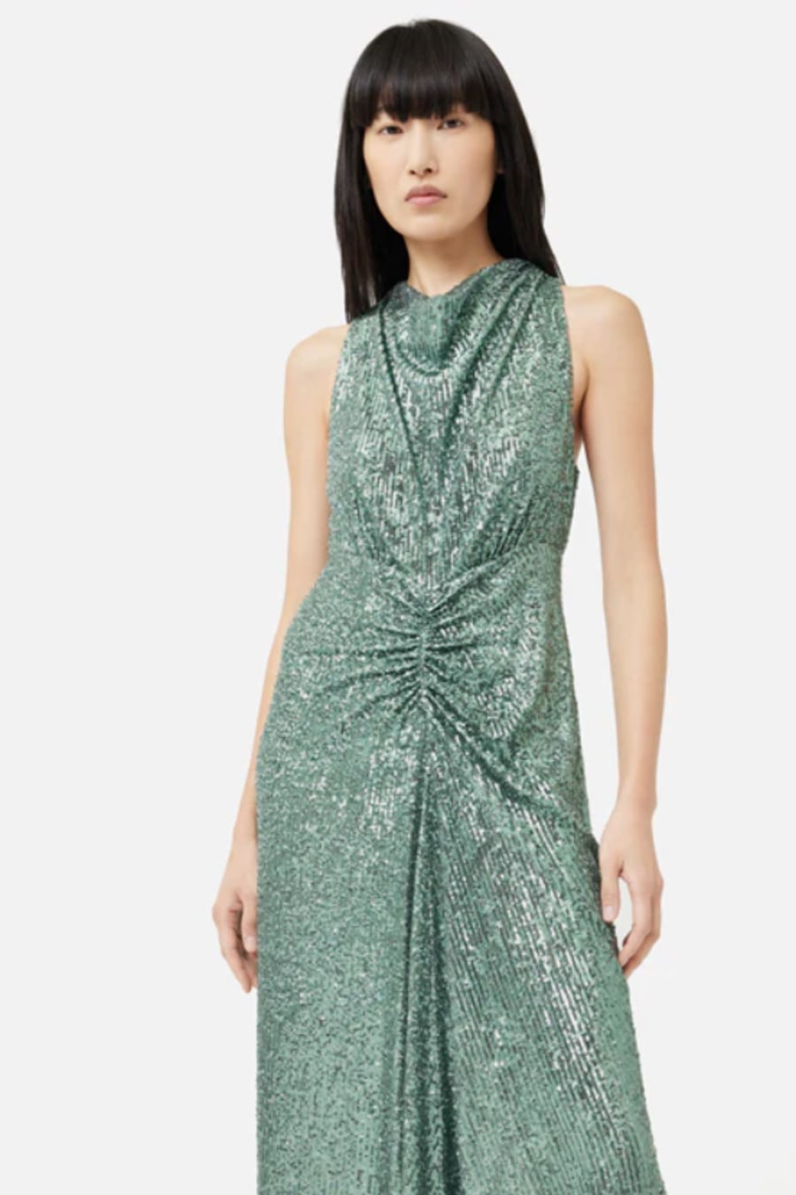 Rent Sequin High Neck Dress - Jigsaw | John Lewis