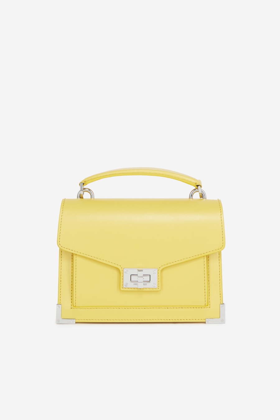 Rent Emily Yellow Leather Bag THE KOOPLES Selfridges