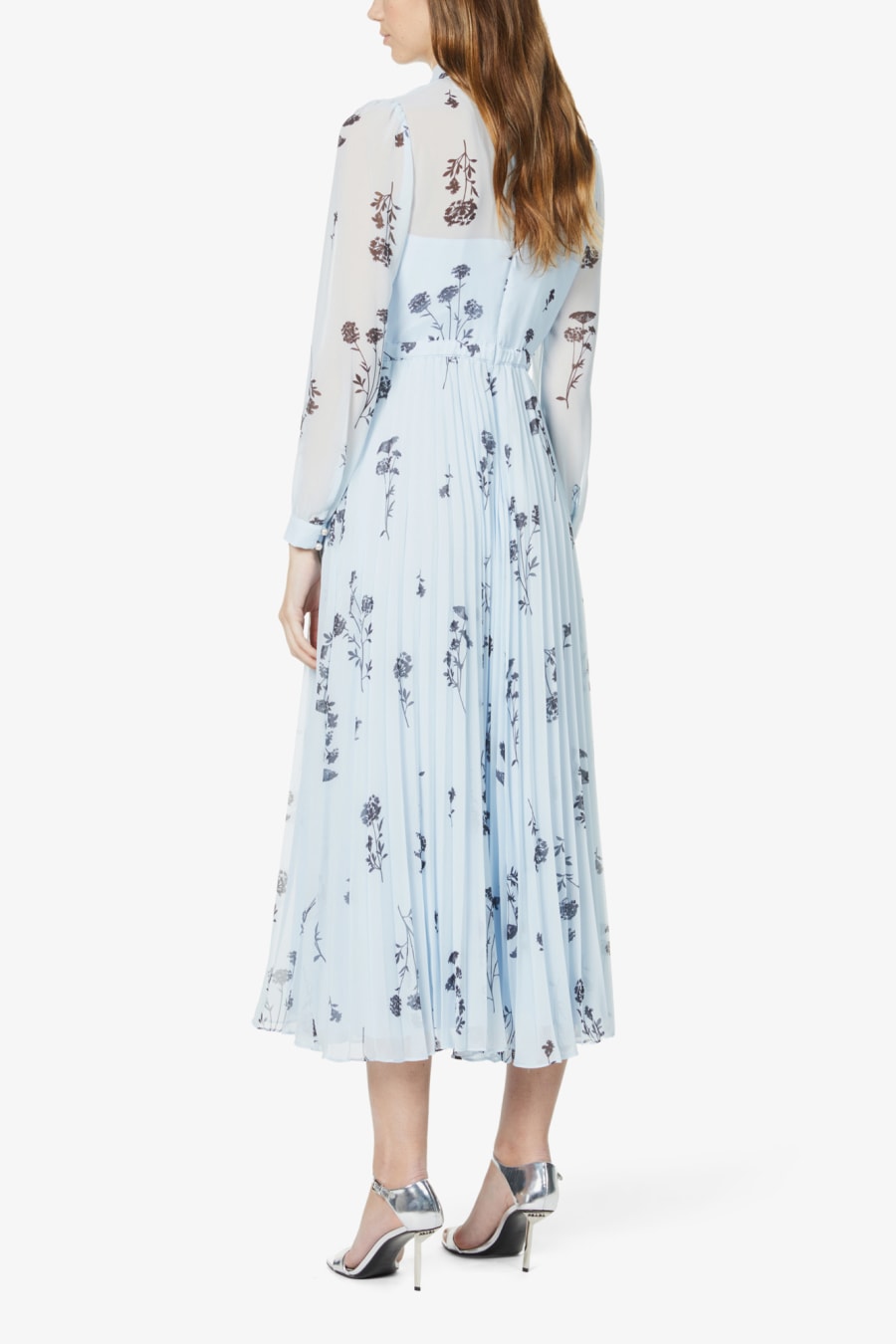 Rent Floral-print crepe midi dress - SELF-PORTRAIT | Selfridges