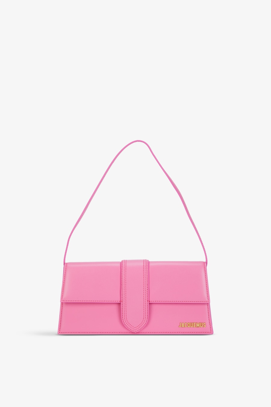 Le Bambino Leather Shoulder Bag in Pink - Jacquemus