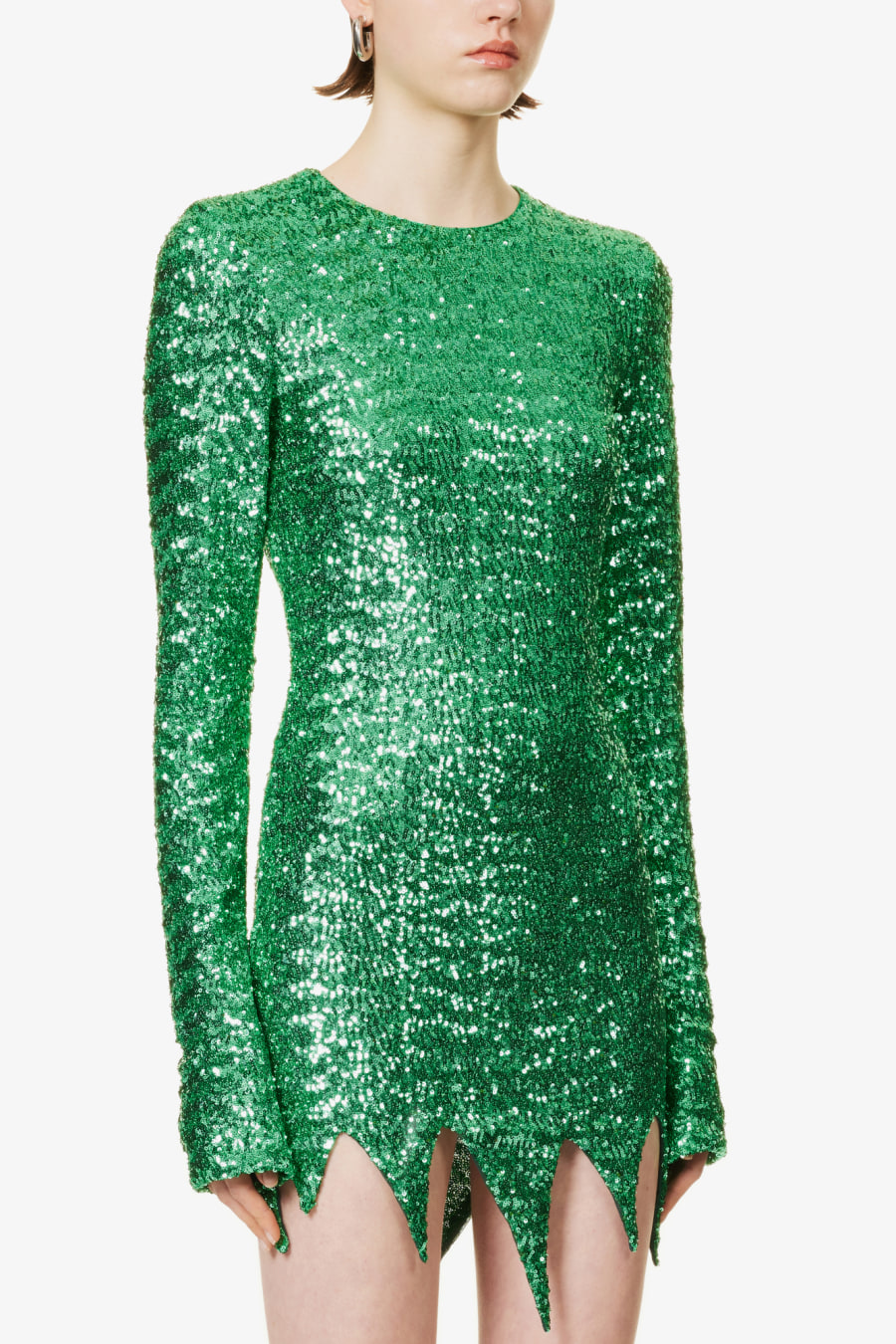 The Attico Sequin Deva Mini Dress