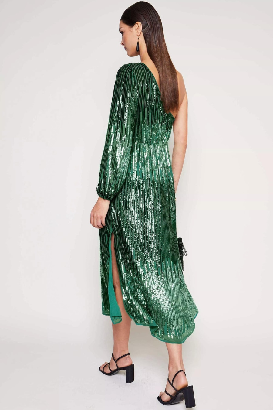 Rent Bradshaw Sequin Midi Dress - RIXO | Rixo