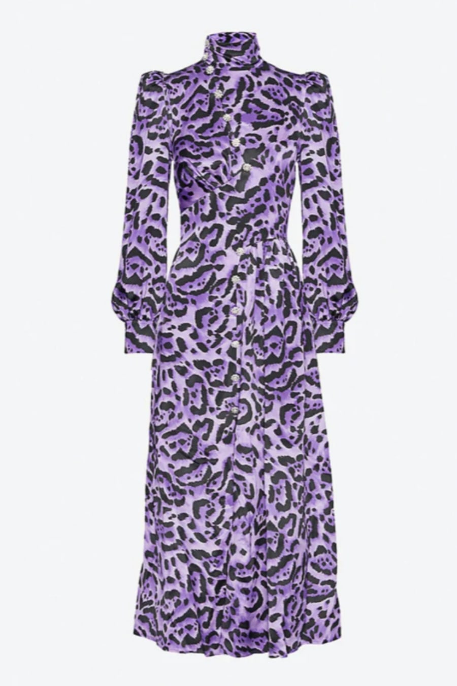 Rent High Neck Leopard Print Dress ALESSANDRA RICH Selfridges