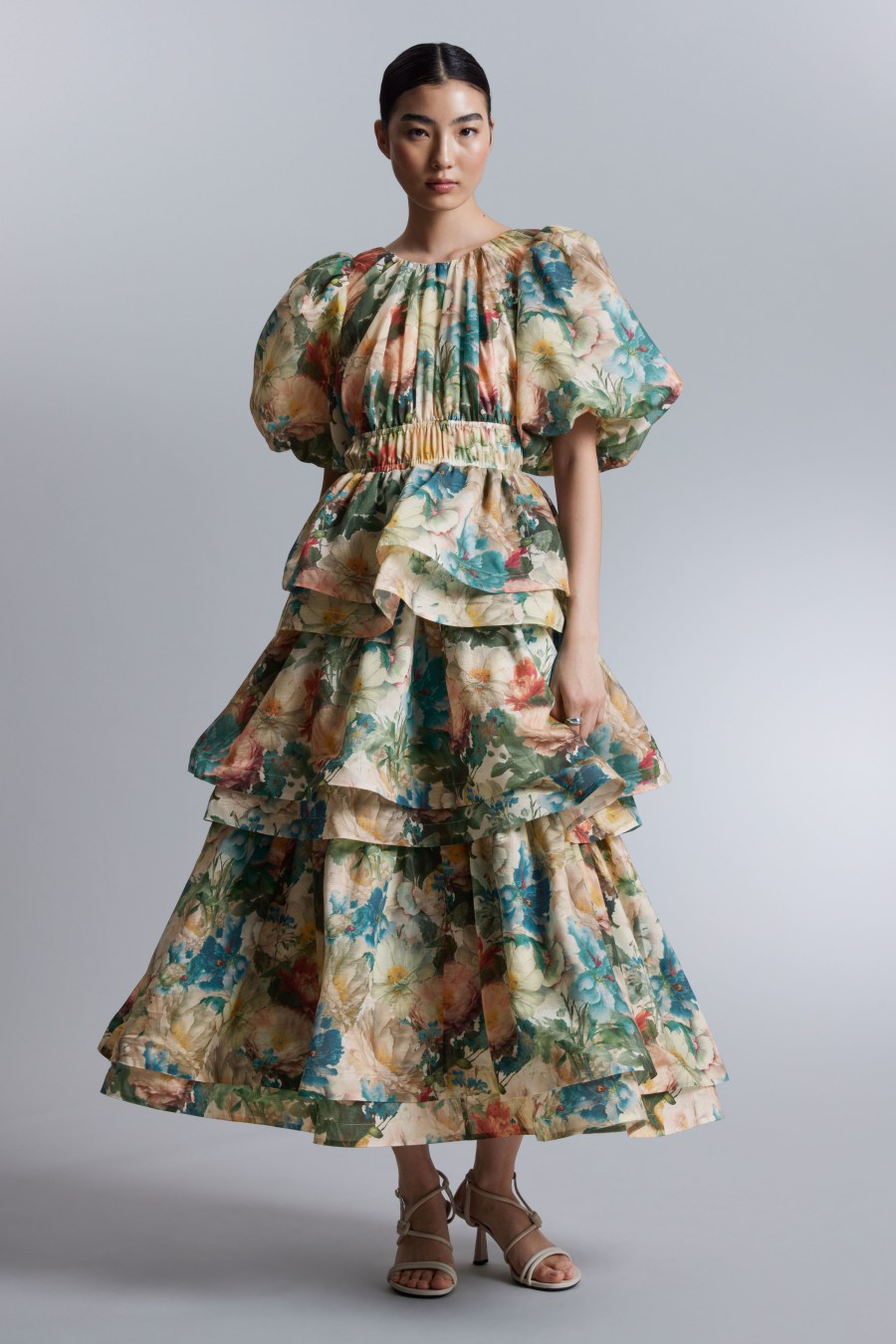 Frill tiered dress hotsell