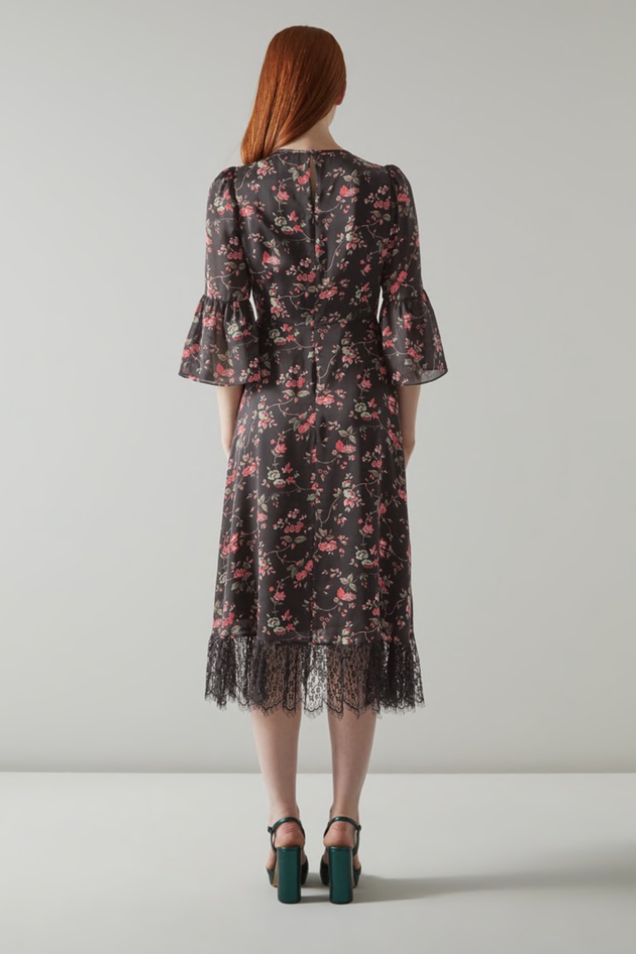 Rent Aggie Clematis Print dress LK Bennett John Lewis