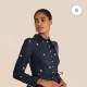 Ahana polka dot floral blouse