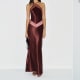 Jillian Silk Dress - boysenberry