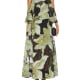 Elysia gown in green and black 