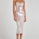 Nina dress in Champagne