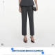 GREY TAILORED BROOCH JUMPSUIT