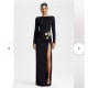 Nadine Merabi Romy black maxi dress