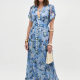 Novara chiffon midi