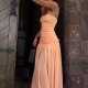 Apricot Orange Renata Jefre Sèi Dress