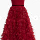 Marchesa Notte Tafetta Red Gown