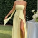 MALIYAH MAXI DRESS - LEMON