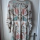Floral Sequin Batwing Long Sleeve Mini 
