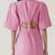 Hunter Twisted Mini Dress Pink or Black
