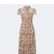 Belted embellished cocktail dress