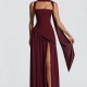 Tullulah Maxi Dress - Cherry Lacquer