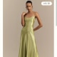 Mare Mare Emmy Satin Corset Maxi Dress