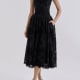 Chloe Broderie Anglais Floral Flared Dress