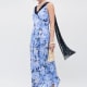 ROUX SILK MIDI DRESS