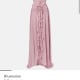 Ruffled Georgette gown (in dusty rose pink not pale pink)