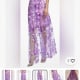 Melissa sequins floral appliqué strapless