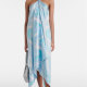 Emilio Pucci Marmo Print Silk Dress Light color