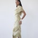 Tellus tiered tassel dress in Sand