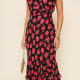 Rio Rose Ruffled dress