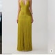 MESHKI Fringe Maxi Dress - Chartreuse in either size 6 or 8