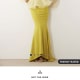 ASOS Design pleated bodice maxi dress with stretch crepe in green 
