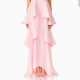 Tilly Tiered Maxi Dress in Blush Pink
