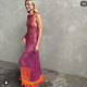 Bianca maxi in Fuchsia