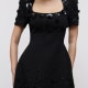 Embellished Appliqué Mini Dress